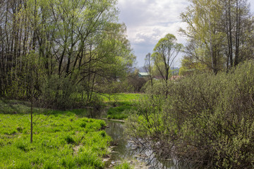 Весна на реке Малашка