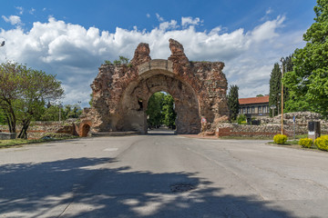 The South gate - The Camels of ancient roman fortifications in Diocletianopolis, town of Hisarya, Plovdiv Region, Bulgaria