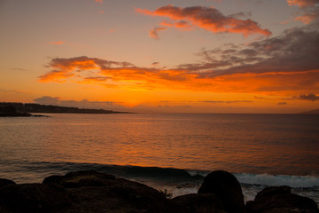 Fototapeta premium sunrise in the sea.