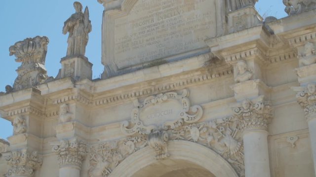 Monument in a small town 'in south Italy 2
Shooting of the monuments of Lecce in Italy