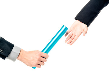 Business People Passing Relay Baton