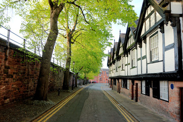 Tudor Houses, Chester, England, UK