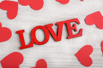 Valentine's Day background with heart. A heart. Love. Romantic background with place for writing. I...
