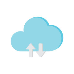 Upload from cloud icon