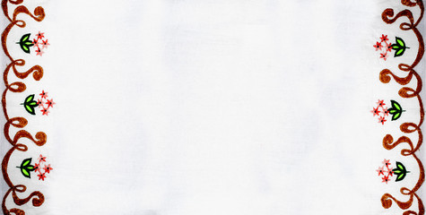 Ukrainian folk embroidery, handmade