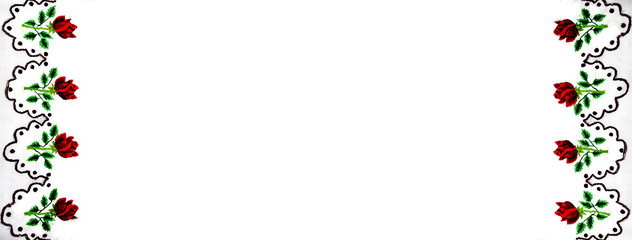 Ukrainian folk embroidery, handmade