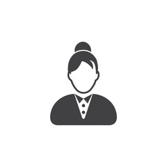 Businesswoman avatar icon