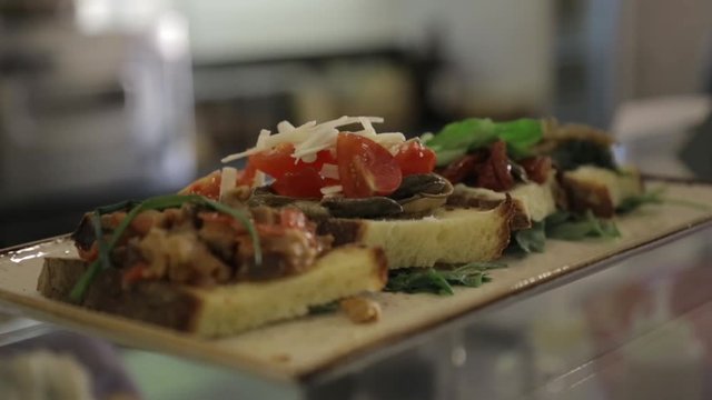 Garlic bread
Shooting of a typical Italian dish