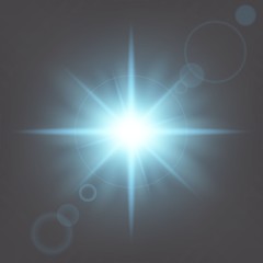 Creative concept Vector set of glow light effect stars bursts with sparkles isolated on black background. For illustration template art design, banner for Christmas celebrate, magic flash energy ray.