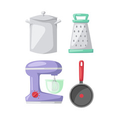 Kitchenware vector icons.