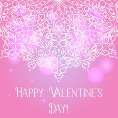 Happy valentine day card