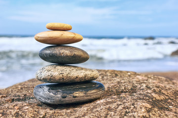 Zen Balancing Pebbles