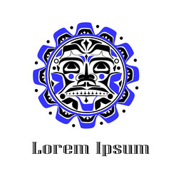 Vector illustration of the sun symbol