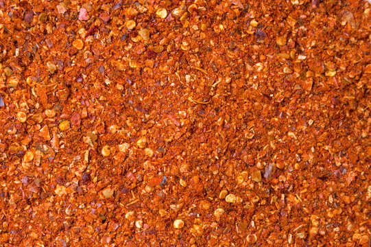 Red Ground Pepper Background