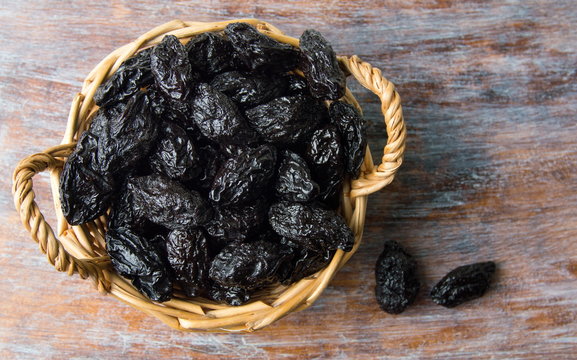 dried plums in a bowl