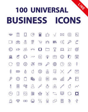 100 Universal Icons.