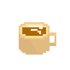 Pixel Cup of Coffee