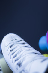 Quad four wheel roller skates