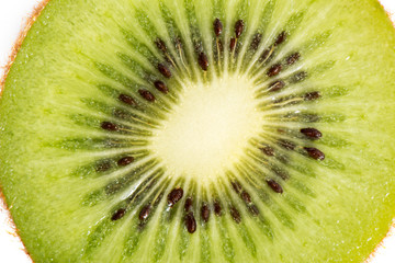 Fototapeta na wymiar Kiwi fruit macro