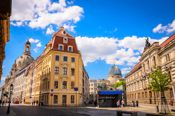 Architecture of old Dresden, Saxony, Germany