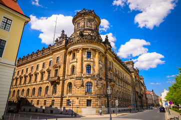 Fototapeta premium Architecture of old Dresden, Saxony, Germany