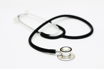 stethoscope on a white surface