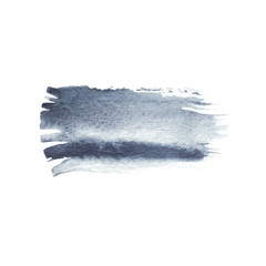Gray watercolor brush strokes with space for your own text