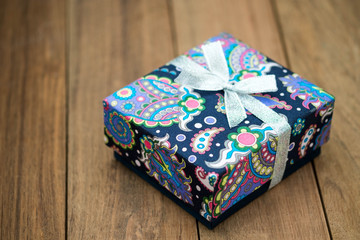 Closeup of Gift Box