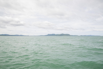 Fototapeta na wymiar A small uninhabited island in the Gulf of Thailand.