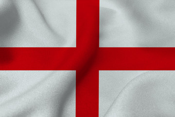 Fototapeta premium England national flag 3D illustration symbol. 