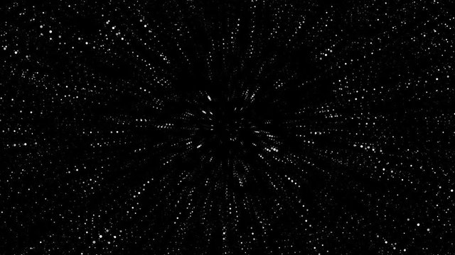 Hyperspace Time Travel Through the Starfield Effect