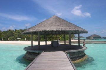 モルジブのヴィラ