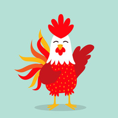 rooster chicken icon
