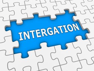 Integration - puzzle word. 