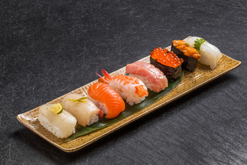 本格握り寿司　 Japanese gourmet genuine finger sushi