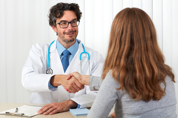 Fototapeta premium Doctor with patient