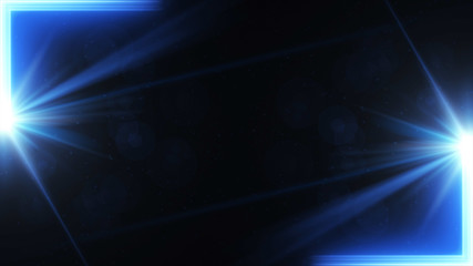 Obraz premium 光のラインフレーム ループ