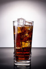 Cola with ice