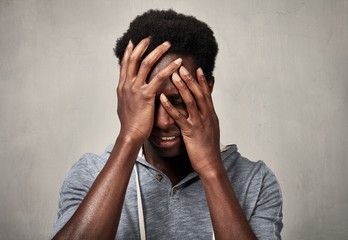 Depression black man
