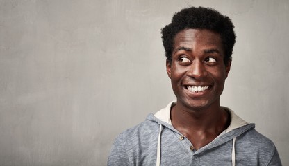 African-American man face