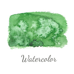 Abstract watercolor brush strokes painted background.