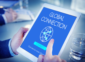 Global Connection Accessible Internet Technology Concept