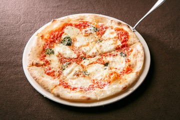  Margherita Pizza on table