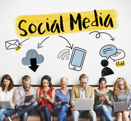 Social Media Networking Communication Connection Concept