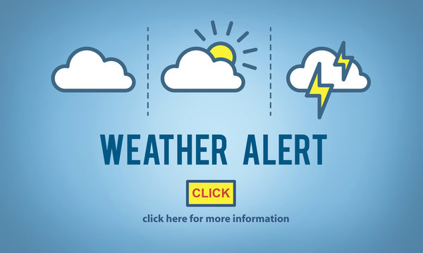 Weather Alert Prediction Forecast News Information Concept