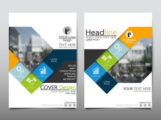 Square flyer cover business brochure vector design, Leaflet advertising abstract background, Modern poster magazine layout template, Annual report for presentation.