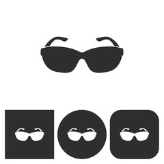 Sunglasses - vector icon.