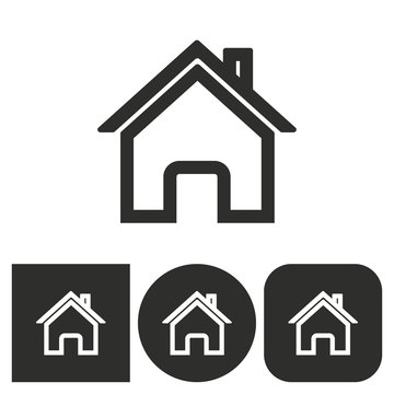 Home - vector icon.