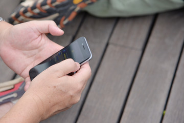 smartphone, isolated on background