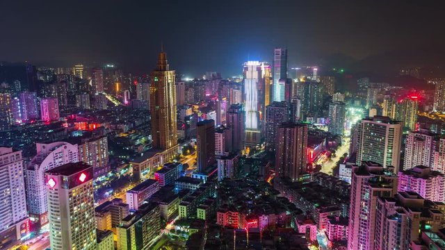 Shenzhen night timelapse 4K China